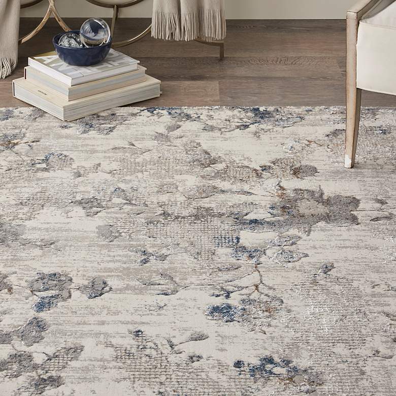 Image 5 Nourison Royal Terrace 5'3" x 7'3" Ivory/Grey Indoor Rug more views