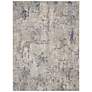 2_Nourison Royal Terrace 5'3" x 7'3" White Blue Indoor Rug