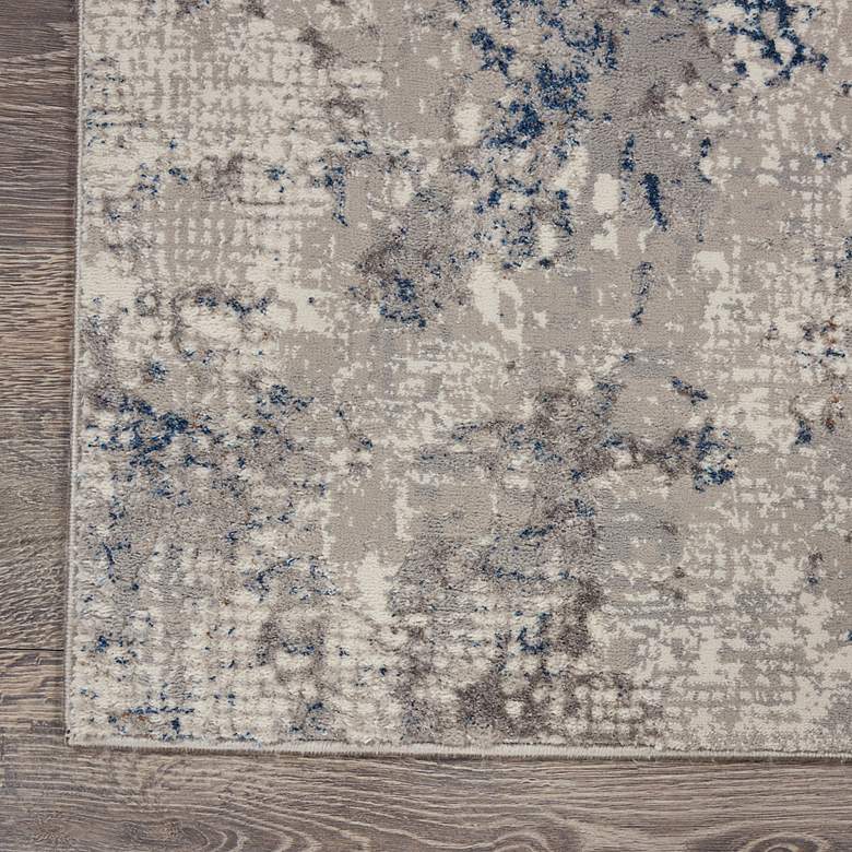 Image 3 Nourison Royal Terrace 5'3" x 7'3" White Blue Indoor Rug more views
