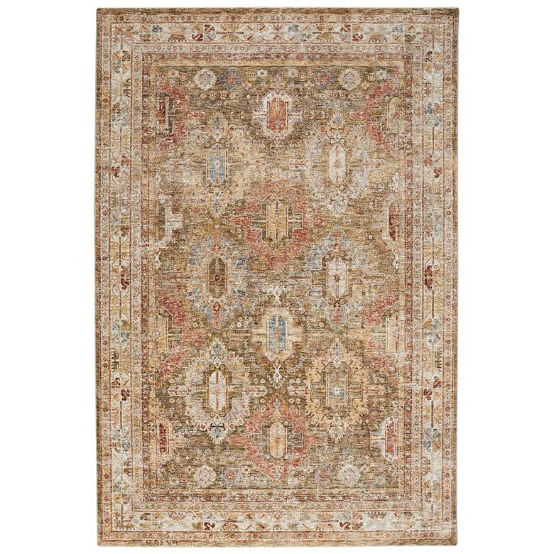 Image 2 Nourison Sahar SHR01 5'3"x7'8" Green Rectangular Area Rug