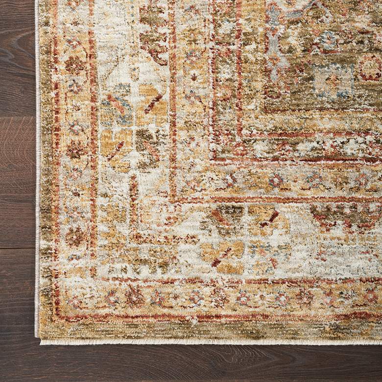 Image 3 Nourison Sahar SHR01 5'3"x7'8" Green Rectangular Area Rug more views