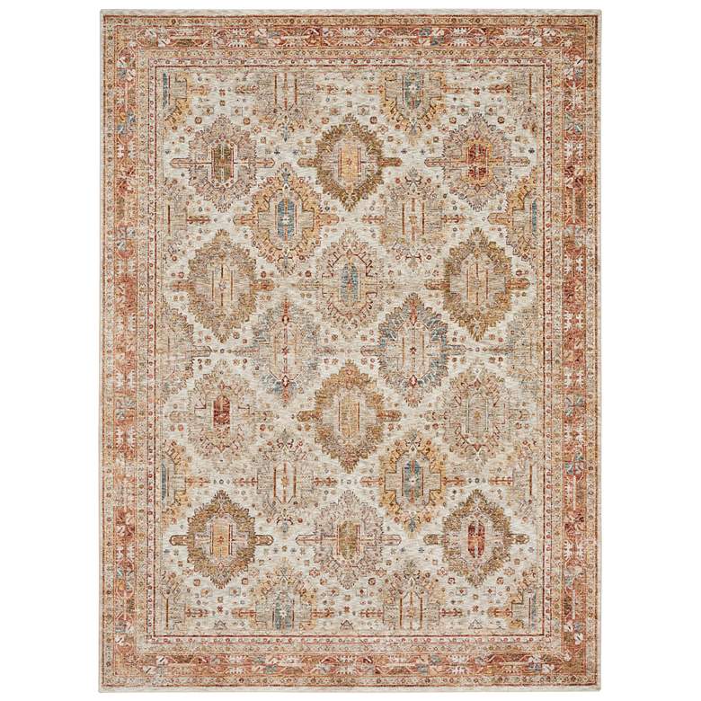 Image 2 Nourison Sahar SHR01 5'3"x7'8" Multi-Color Ivory Area Rug