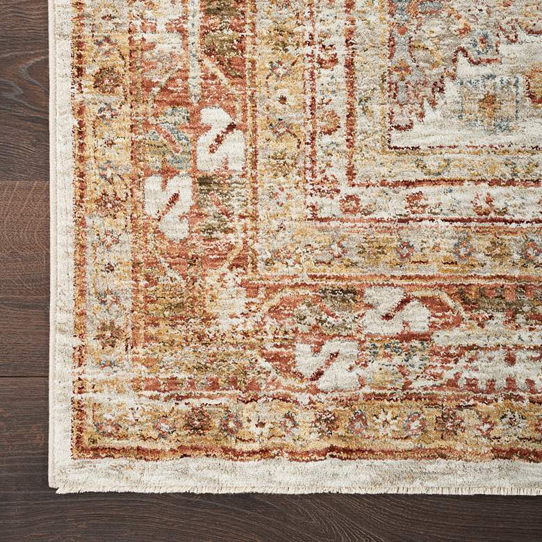 Image 3 Nourison Sahar SHR01 5'3"x7'8" Multi-Color Ivory Area Rug more views