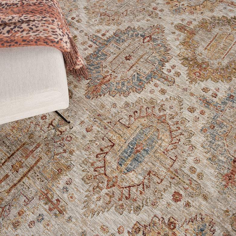 Image 5 Nourison Sahar SHR01 5'3"x7'8" Multi-Color Ivory Area Rug more views