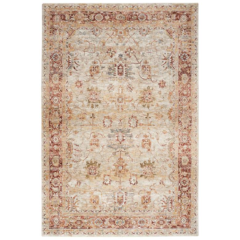 Image 2 Nourison Sahar SHR02 5&#39;3 inchx7&#39;8 inch Ivory Rectangular Area Rug