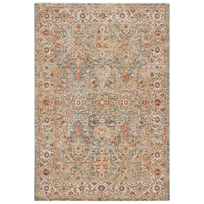 Image 2 Nourison Sahar SHR03 5&#39;3 inchx7&#39;8 inch Blue Rectangular Area Rug