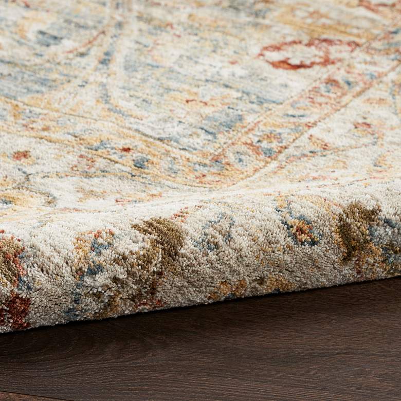 Image 6 Nourison Sahar SHR03 5'3"x7'8" Blue Rectangular Area Rug more views