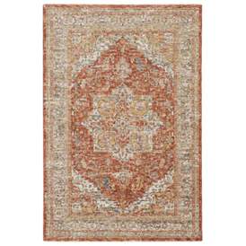 Image1 of Nourison Sahar SHR06 3'11"x5'11" Multi-Color Ivory Area R