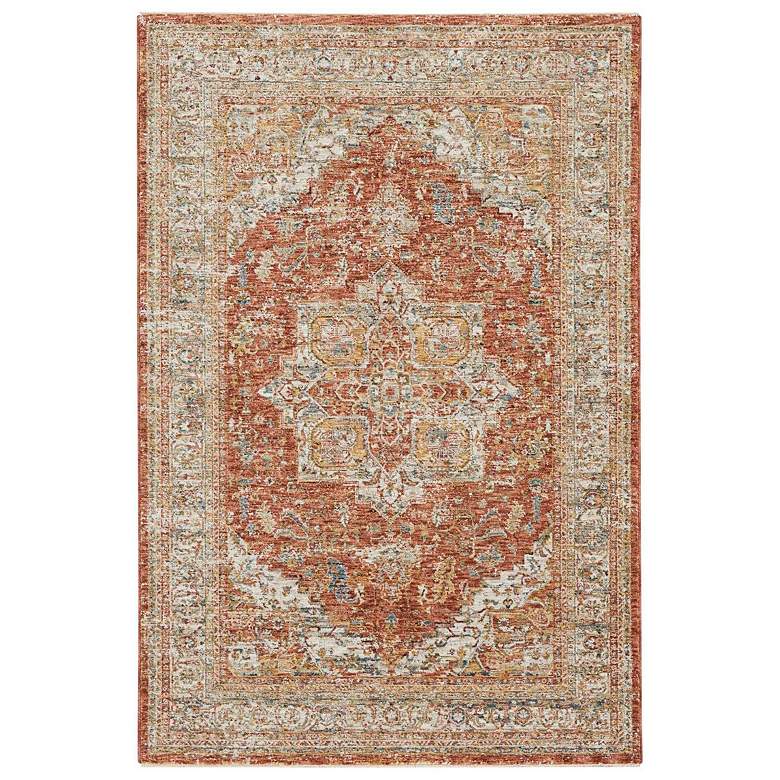 Image 1 Nourison Sahar SHR06 5&#39;3 inchx7&#39;8 inch Multi-Color Ivory Area Rug