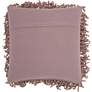 Nourison Shag Lavender Skinny Fugga 20" Square Throw Pillow