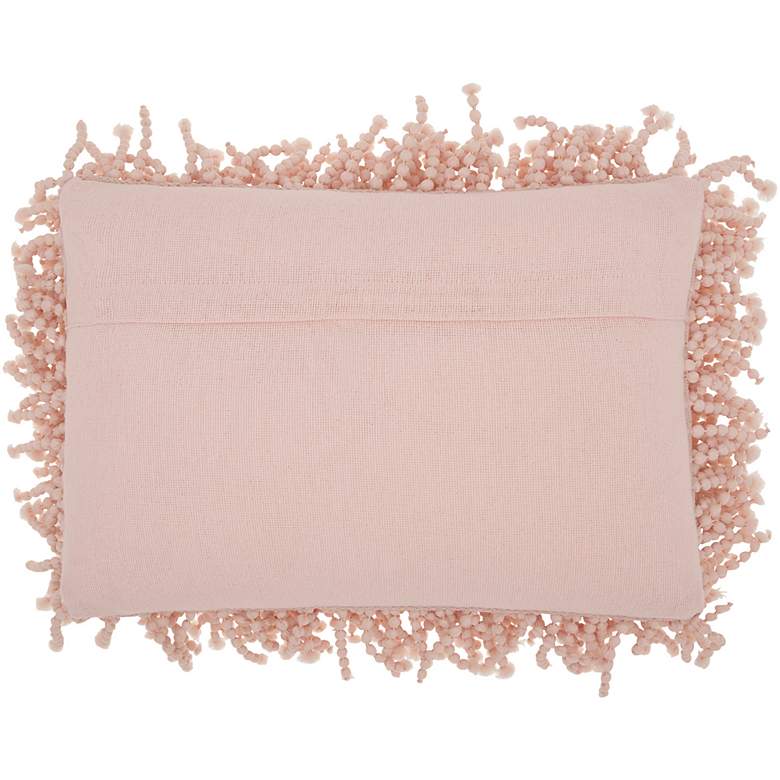 Image 3 Nourison Shag Rose Skinny Fugga 20" x 14" Throw Pillow more views