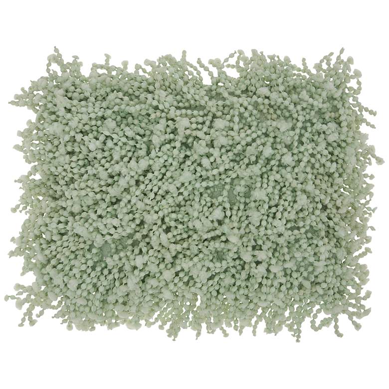 Image 1 Nourison Shag Seafoam Skinny Fugga 20" x 14" Throw Pillow