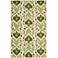 Nourison Siam SIA01 Ivory and Green Wool Area Rug