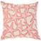 Nourison Starfish and Wave 18" Square Outdoor Throw Pillow