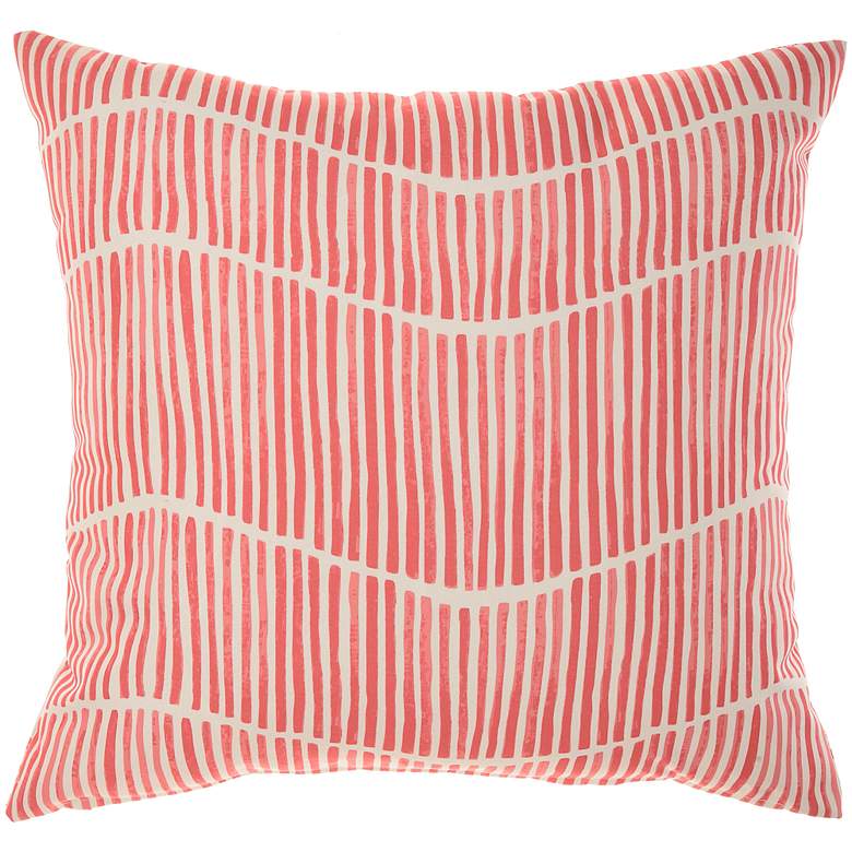 Image 4 Nourison Starfish and Wave 18 inch Square Outdoor Throw Pillow more views