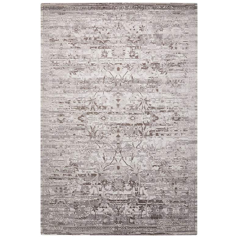 Image 2 Nourison Twilight TWI01 5'6"x8' Silver Rectangular Area Rug