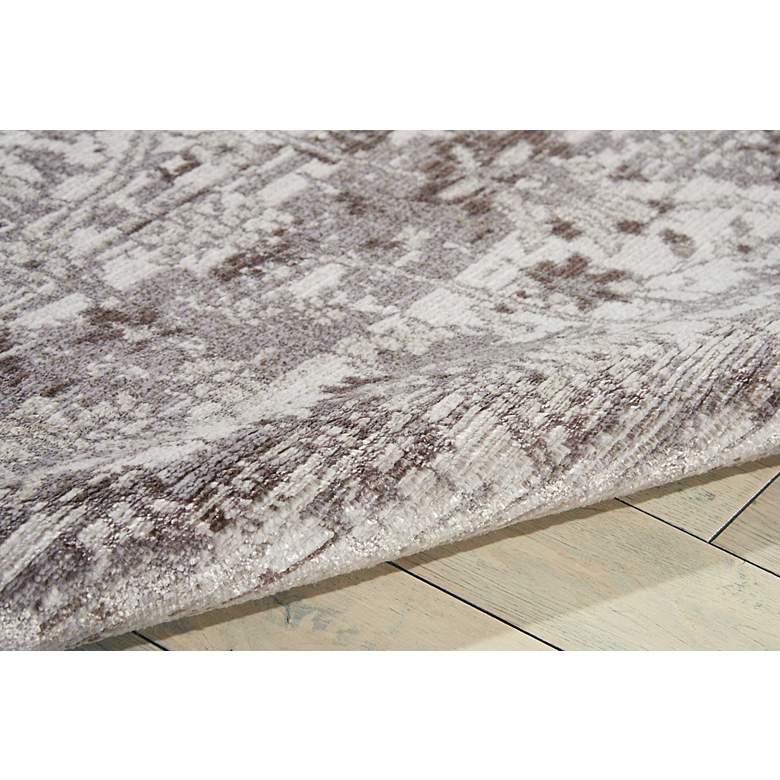 Image 4 Nourison Twilight TWI01 5&#39;6 inchx8&#39; Silver Rectangular Area Rug more views