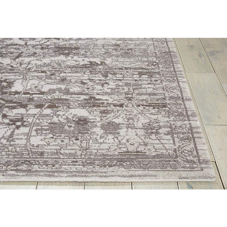Image 5 Nourison Twilight TWI01 5'6"x8' Silver Rectangular Area Rug more views