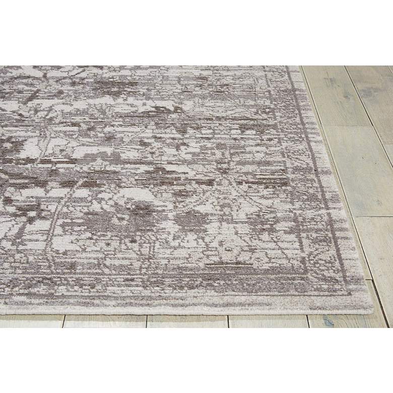 Image 5 Nourison Twilight TWI01 5&#39;6 inchx8&#39; Silver Rectangular Area Rug more views