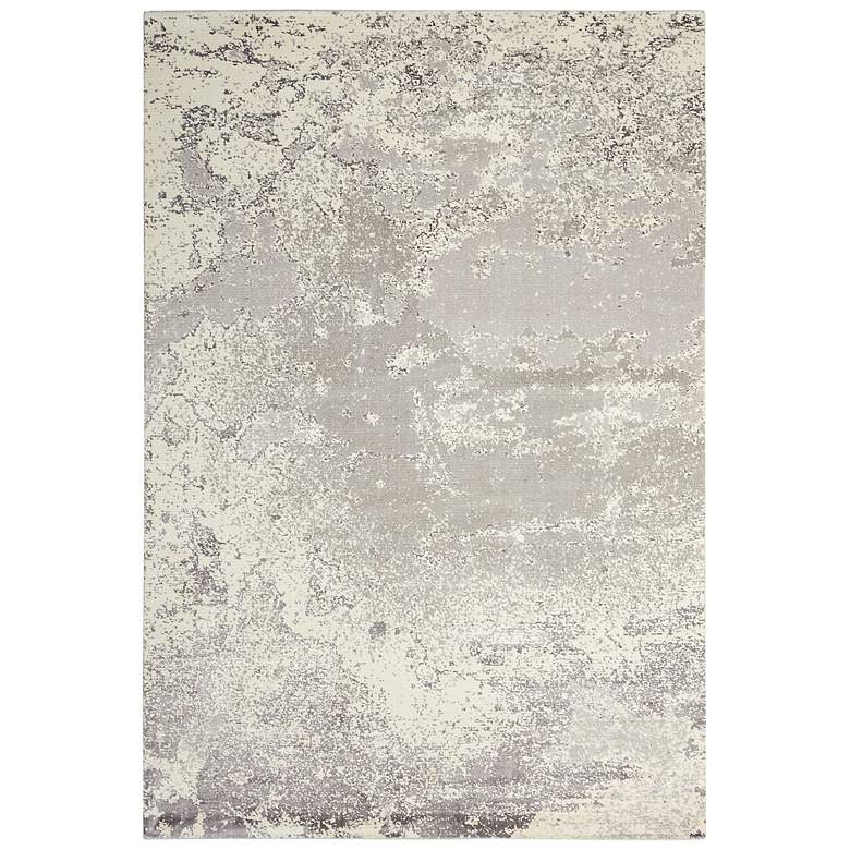Image 2 Nourison Twilight TWI06 5'6"x8' Bone Rectangular Area Rug