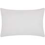 Nourison White Beaded Trust 18" x 12" Indoor Throw Pillow