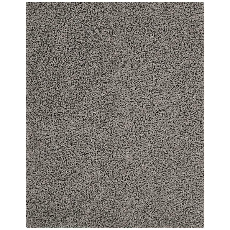 Image 1 Nourison Zen ZEN01 5&#39;6 inchx7&#39;5 inch Gray Shag Area Rug