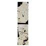 3_Nouveau 15" High Natural White Black Limestone Sculpture more views