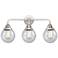 Nouveau 2 Beacon 6" 3 Light 24" Bath Light - Polished Chrome - Se