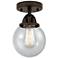 Nouveau 2 Beacon 6" LED Semi-Flush Mount - Oil Rubbed Bronze - Seedy