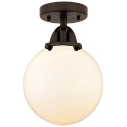 Nouveau 2 Beacon 8" LED Semi-Flush Mount - Oil Rubbed Bronze - Matte W