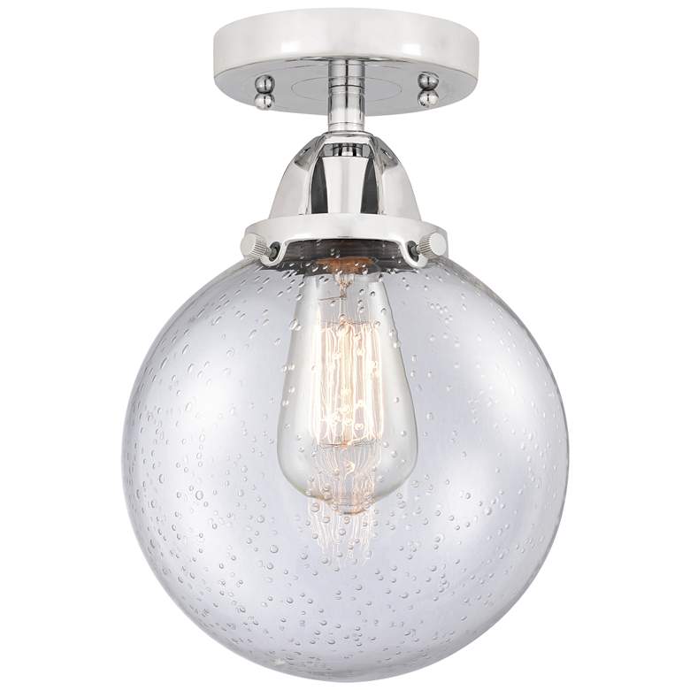 Image 1 Nouveau 2 Beacon 8" LED Semi-Flush Mount - Polished Chrome - Seedy Sha