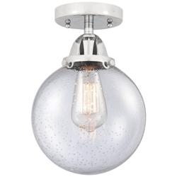 Nouveau 2 Beacon 8" LED Semi-Flush Mount - Polished Chrome - Seedy Sha
