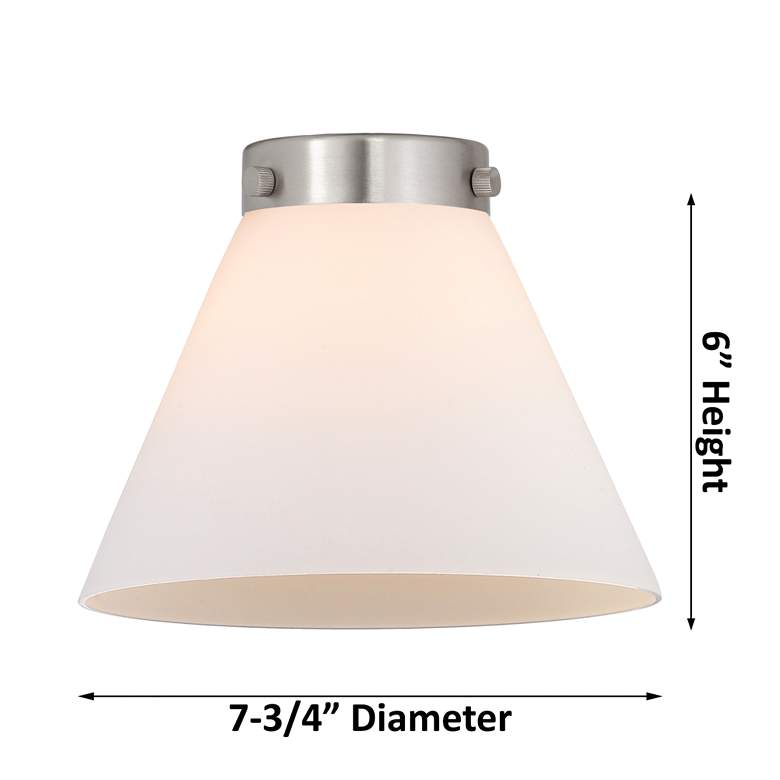 Image 4 Nouveau 2 Cone 8" 2 Light 16" Bath Light - Black Brass - Smoke Sh more views