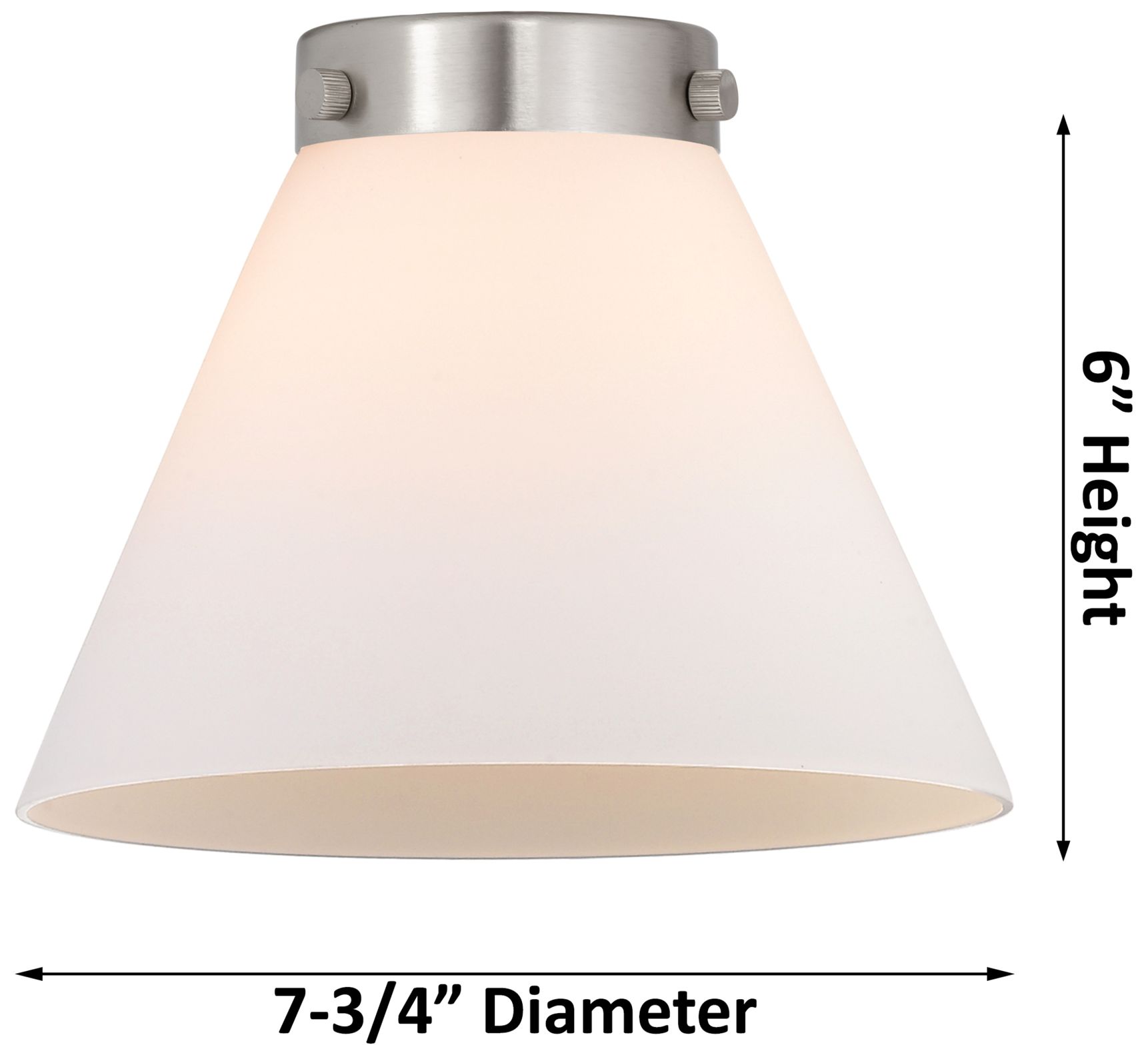 Image 4 Nouveau 2 Cone 8" LED Sconce - Brass Finish - Matte White Shade more views