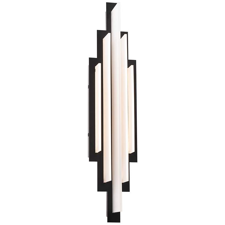 Image 2 Nouveau 22.75 inchH x 22.75 inchW 5-Light Wall Sconce in Black