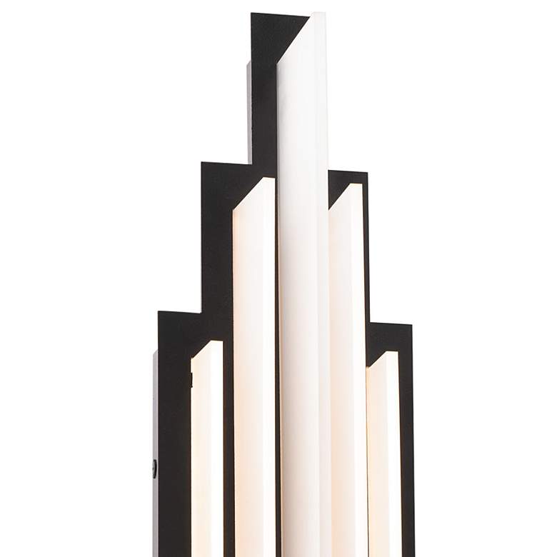 Image 3 Nouveau 22.75 inchH x 22.75 inchW 5-Light Wall Sconce in Black more views