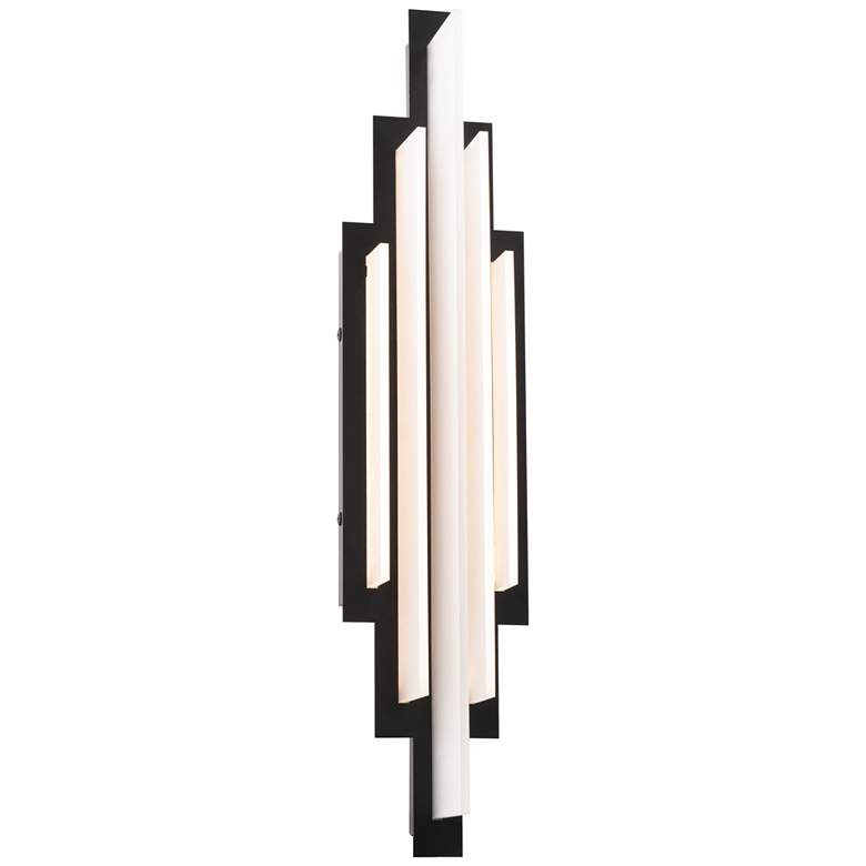 Image 1 Nouveau 22.75 inchH x 22.75 inchW 5-Light Wall Sconce in Black