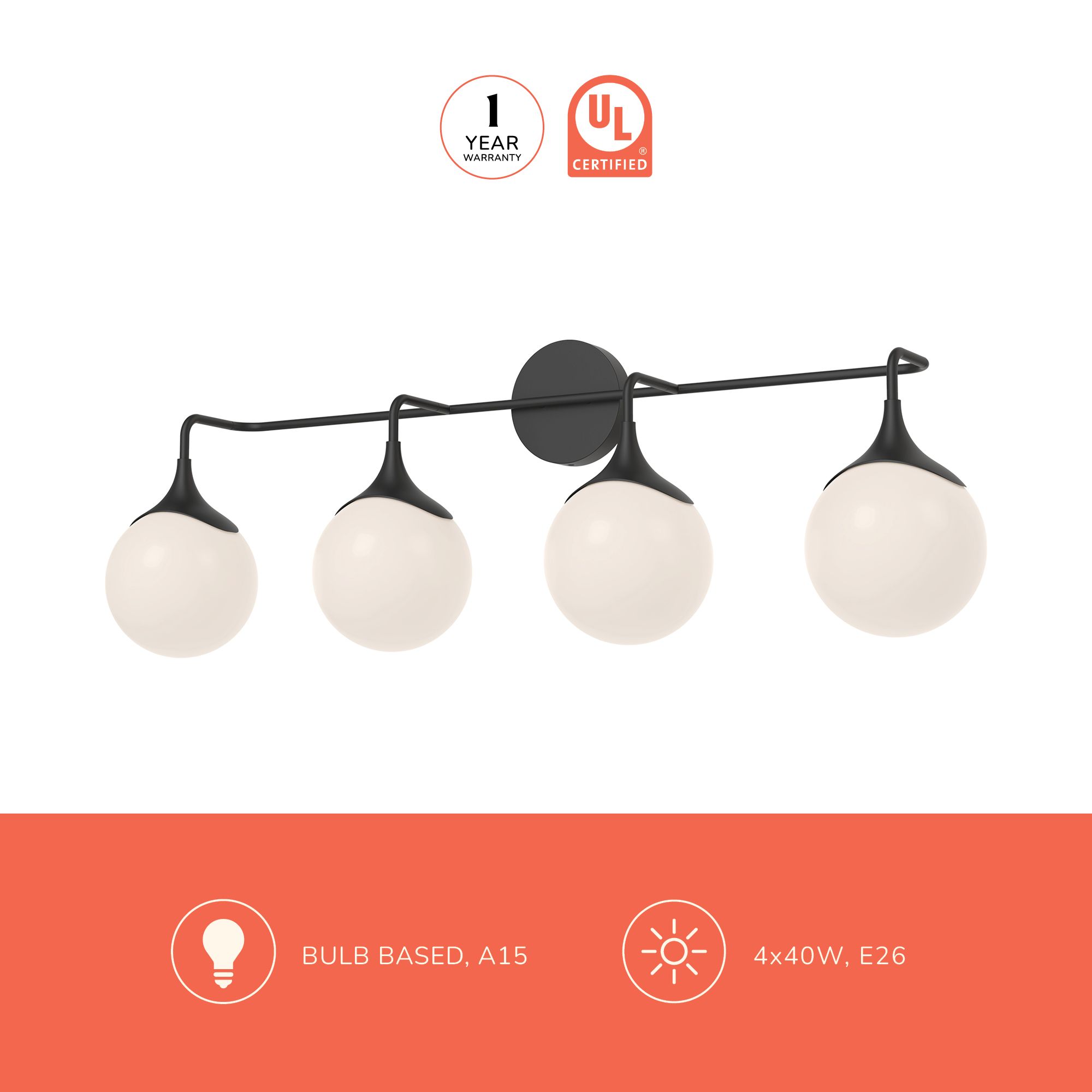 Image 3 Nouveau 35 1/2" Wide Aged Gold 4-Light Vanity Bath Light more views