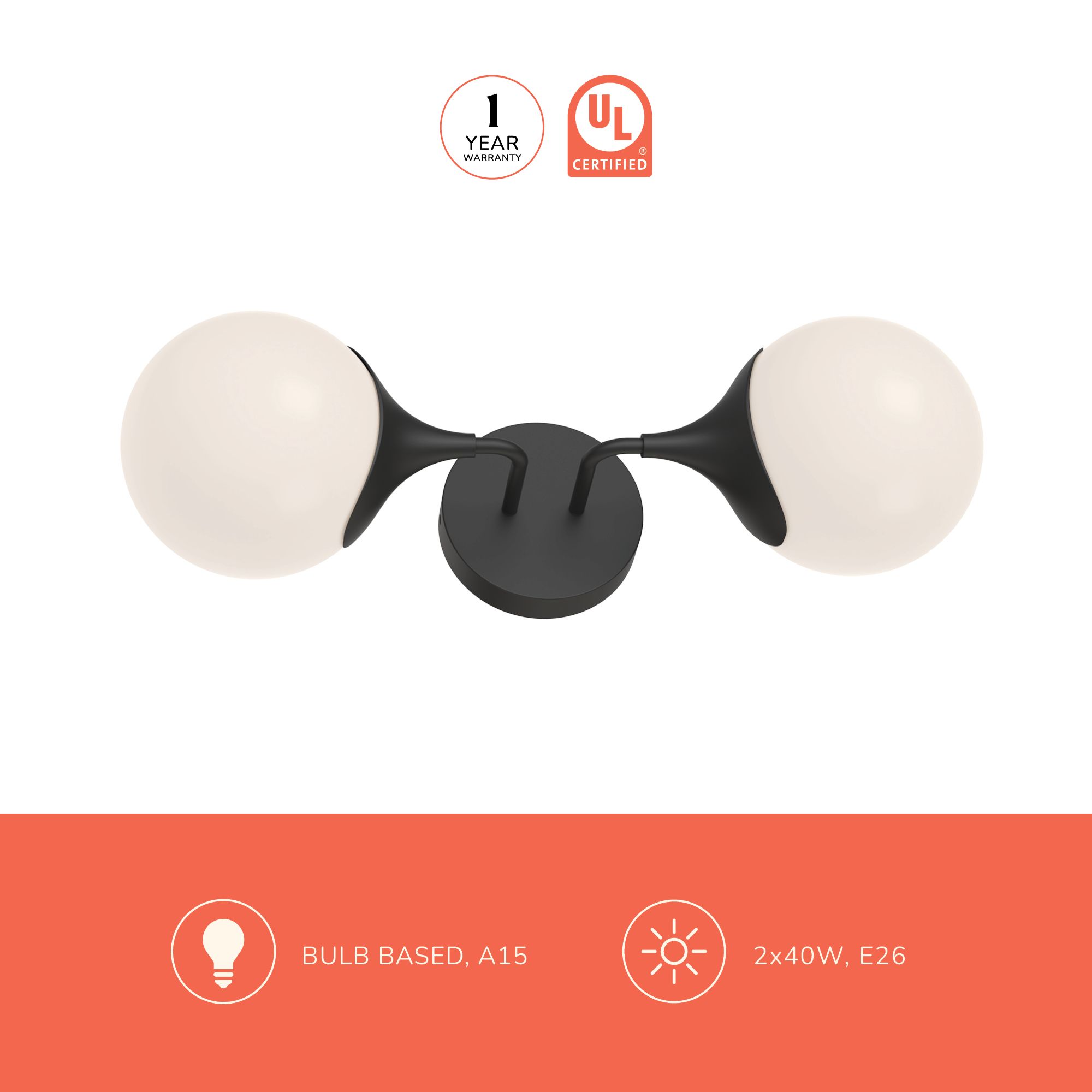 Image 3 Nouveau 6" High Aged Gold 2-Light Wall Sconce more views