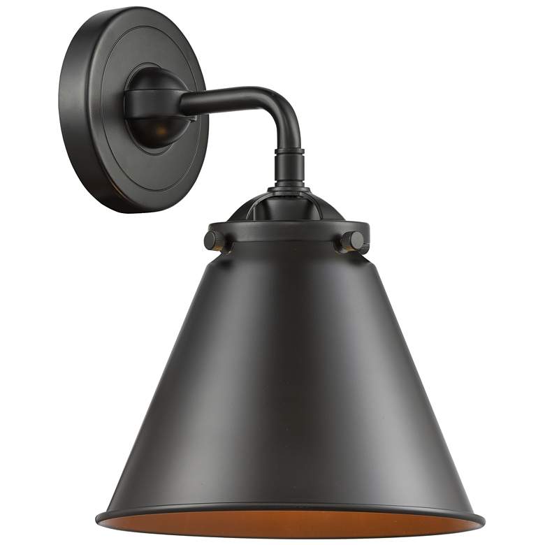 Image 1 Nouveau Appalachian 8" LED Sconce - Bronze Finish - Bronze Shade