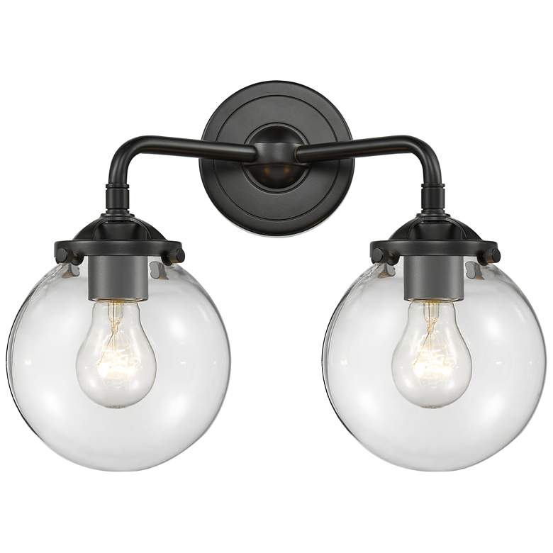 Image 1 Nouveau Beacon 6" 2 Light 14" LED Bath Light - Oil Rubbed Bronze