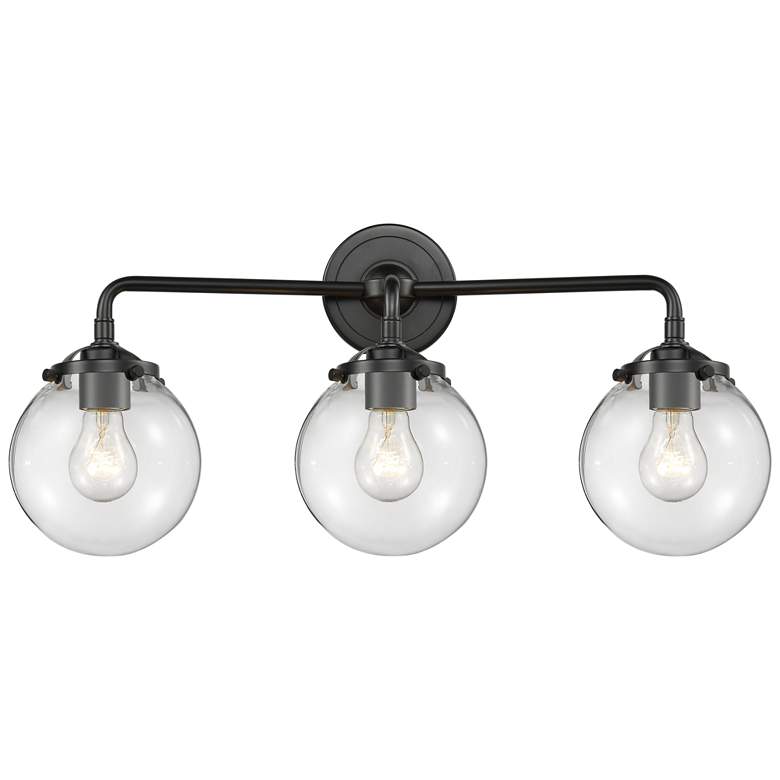 Image 1 Nouveau Beacon 6" 3 Light 24" Bath Light - Oil Rubbed Bronze - Cl