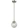 Nouveau Beacon 6" LED Mini Pendant - Brushed Satin Nickel - Seedy Shad