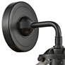 Nouveau Bell 9" High Oil Rubbed Bronze Sconce w/ Seedy Shade