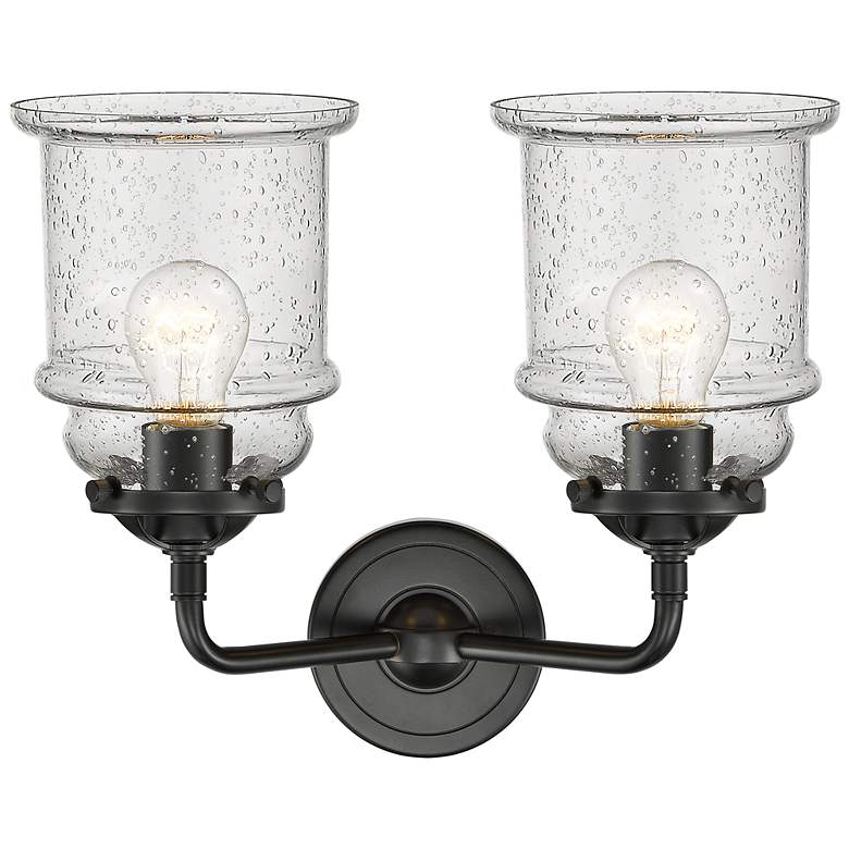 Image 3 Nouveau Canton 12 1/2"H Oil-Rubbed Bronze 2-Light LED Sconce more views