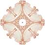 Nouveau Giclee 24" Wide Repositionable Ceiling Medallion in scene