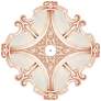 Nouveau Giclee 36" Wide Repositionable Ceiling Medallion in scene