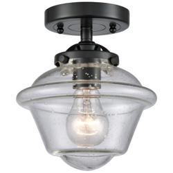 Nouveau Oxford 8" LED Semi-Flush Mount - Oil Rubbed Bronze - Seedy