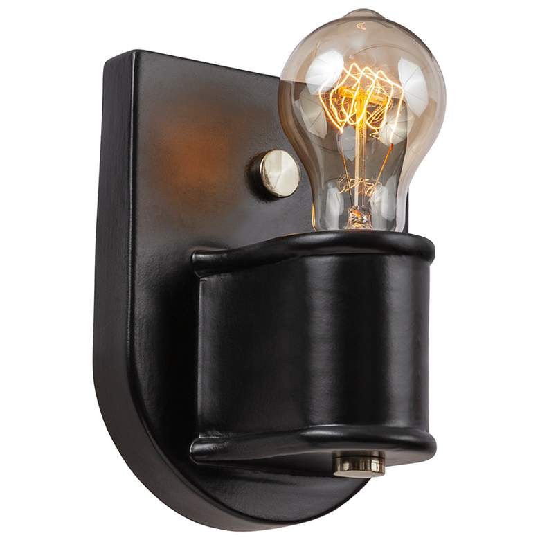 Image 2 Nouveau Wall Sconce - Carbon - BN