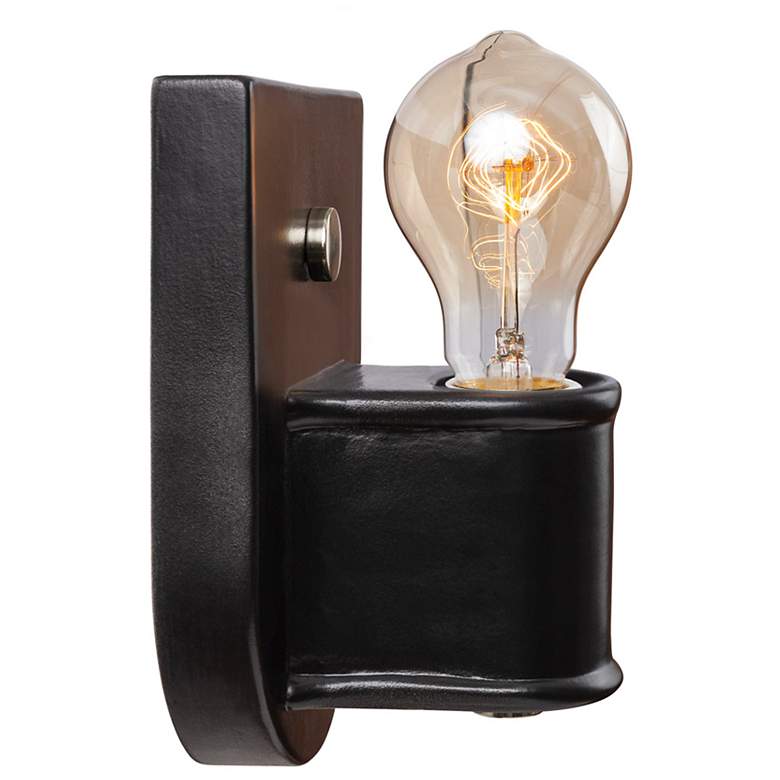Image 5 Nouveau Wall Sconce - Carbon - BN more views